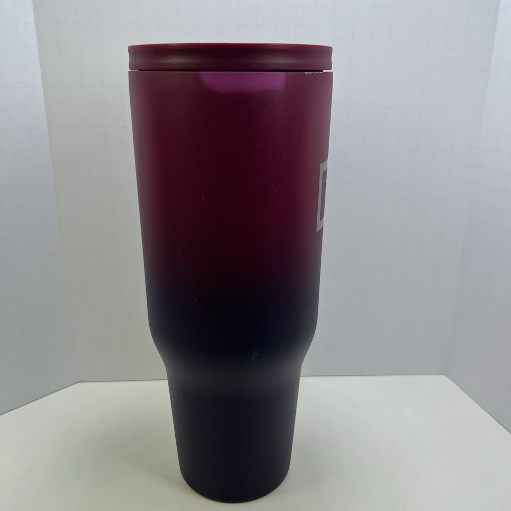 Iron Flask 40oz Vacuum Insulated Water Tumbler Mug Handle Red Blue Gradient - Picture 7 of 12